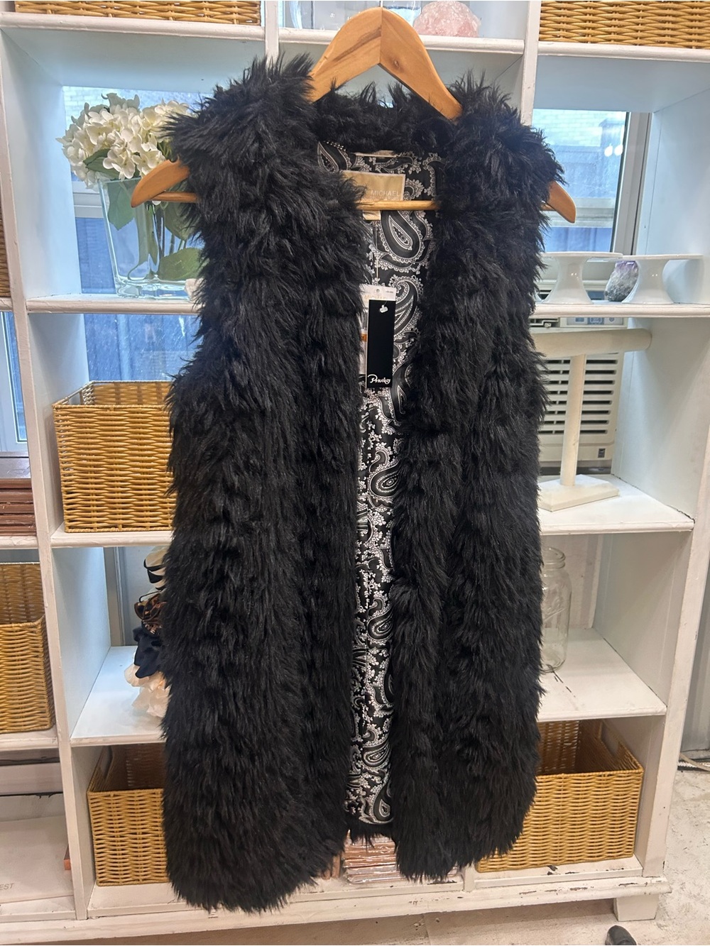 Michael Michael Kors Faux Fur Vest NWT Small
